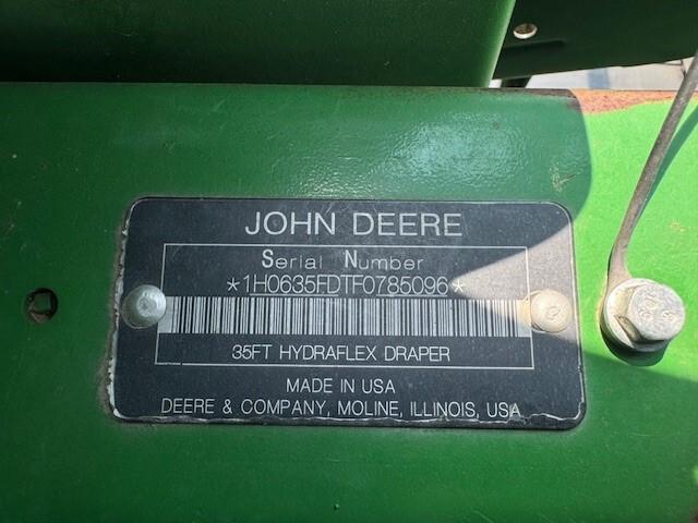 2016 John Deere 635FD