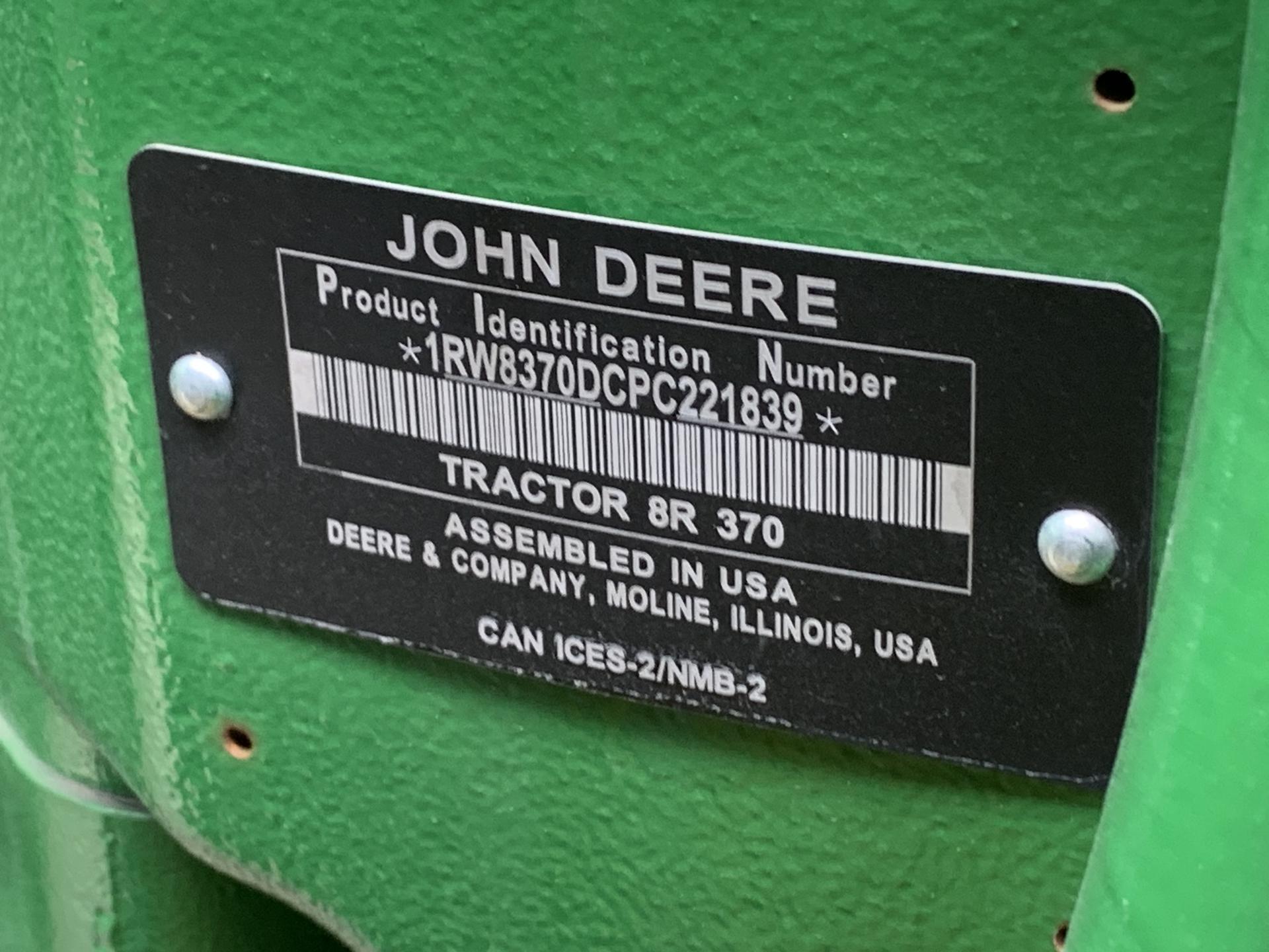 2023 John Deere 8R 370