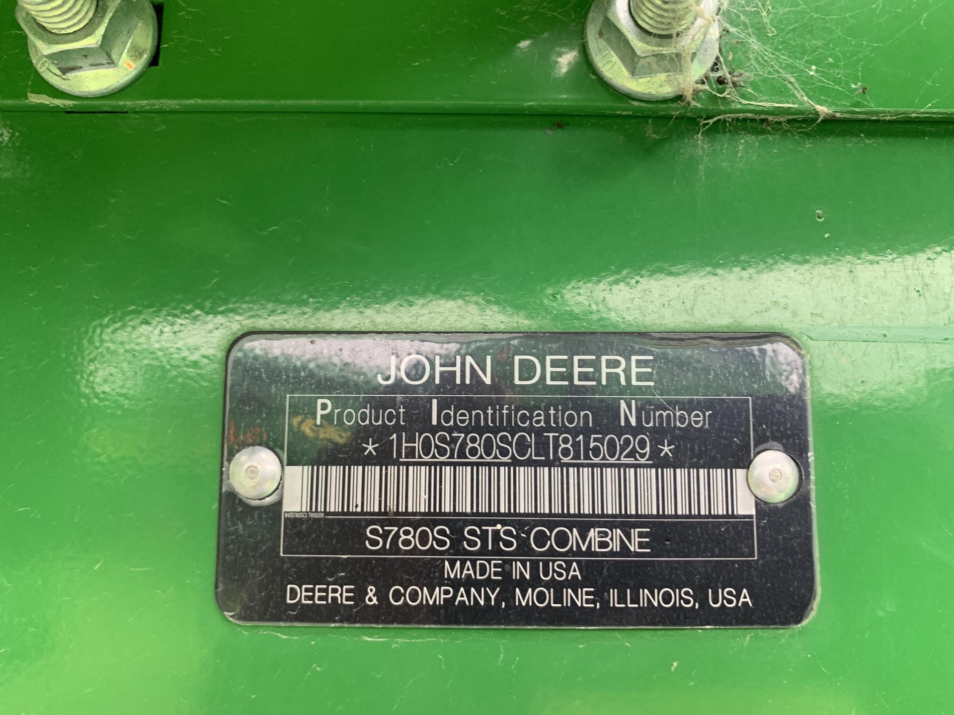 2021 John Deere S780