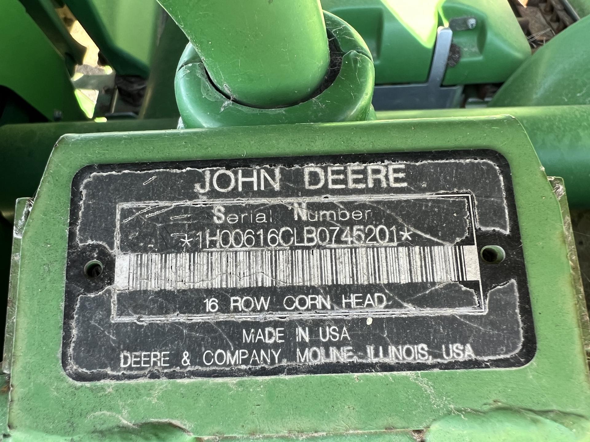 2012 John Deere 616C