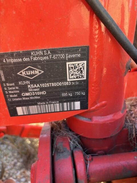 2020 Kuhn GMD310HD