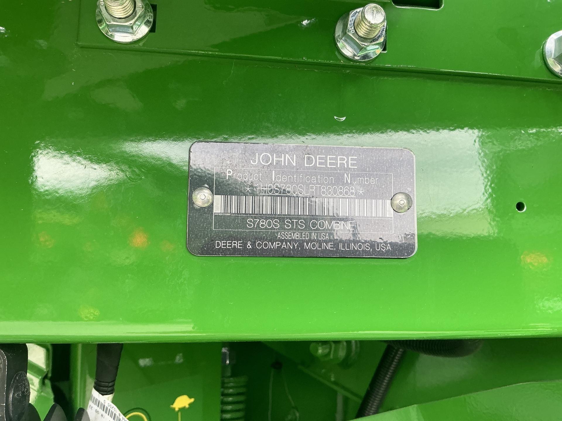 2024 John Deere S780 Image