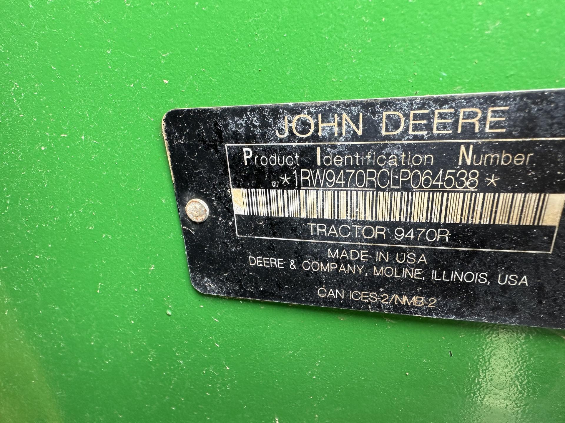 2020 John Deere 9470R