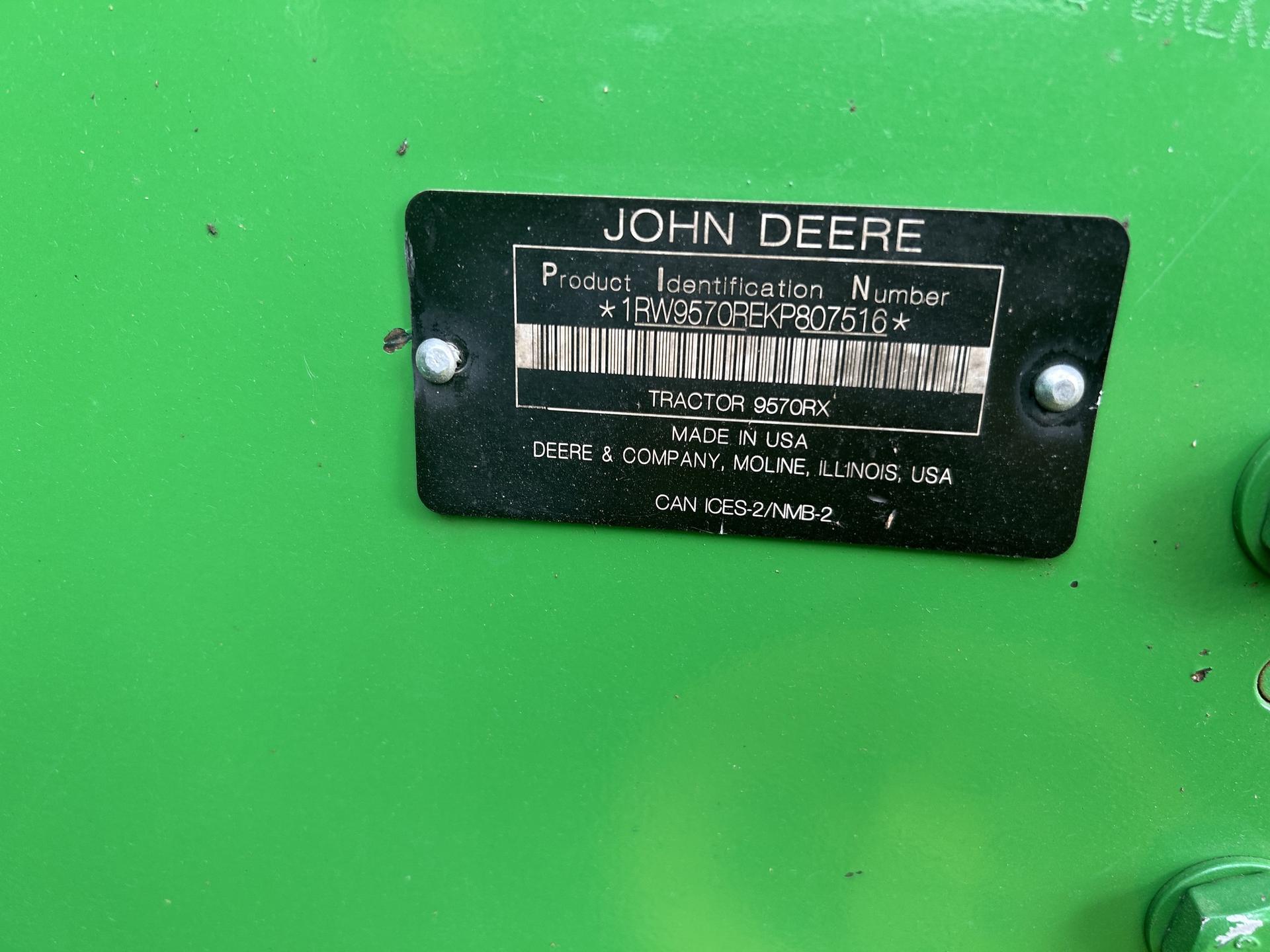 2019 John Deere 9570RX