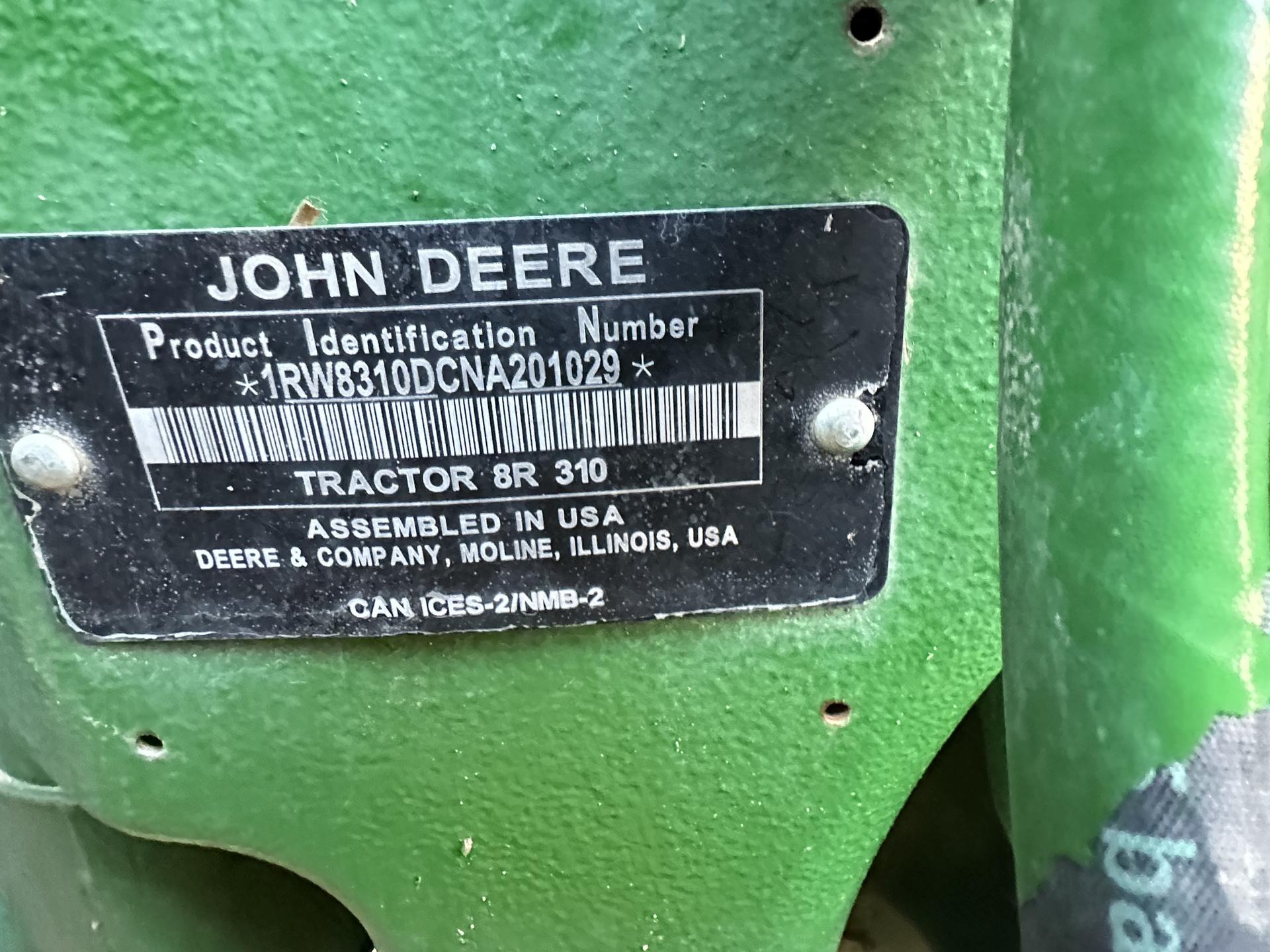 2022 John Deere 8R 310