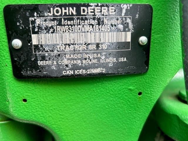 2021 John Deere 8R 310