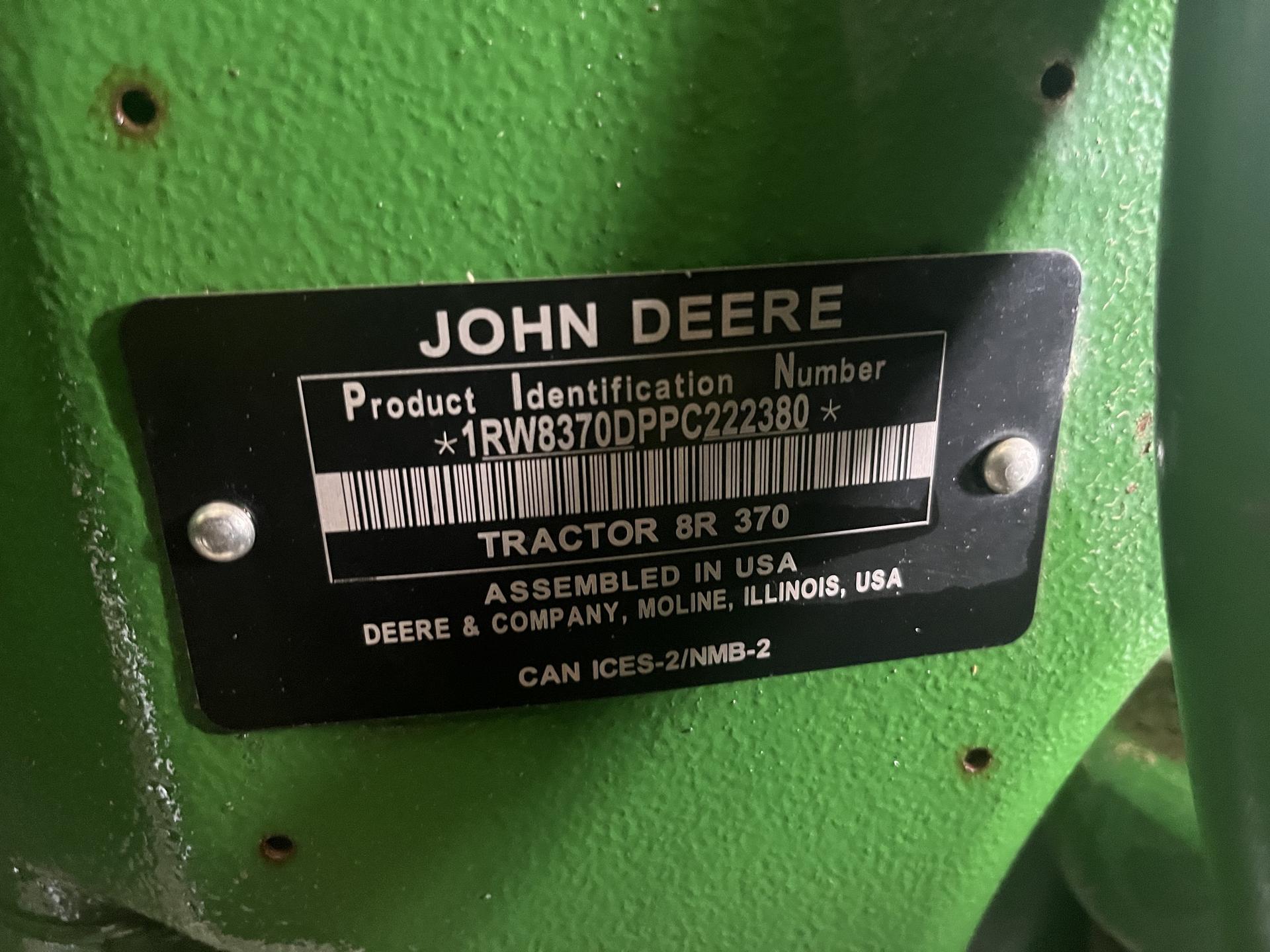 2023 John Deere 8R 370 Image