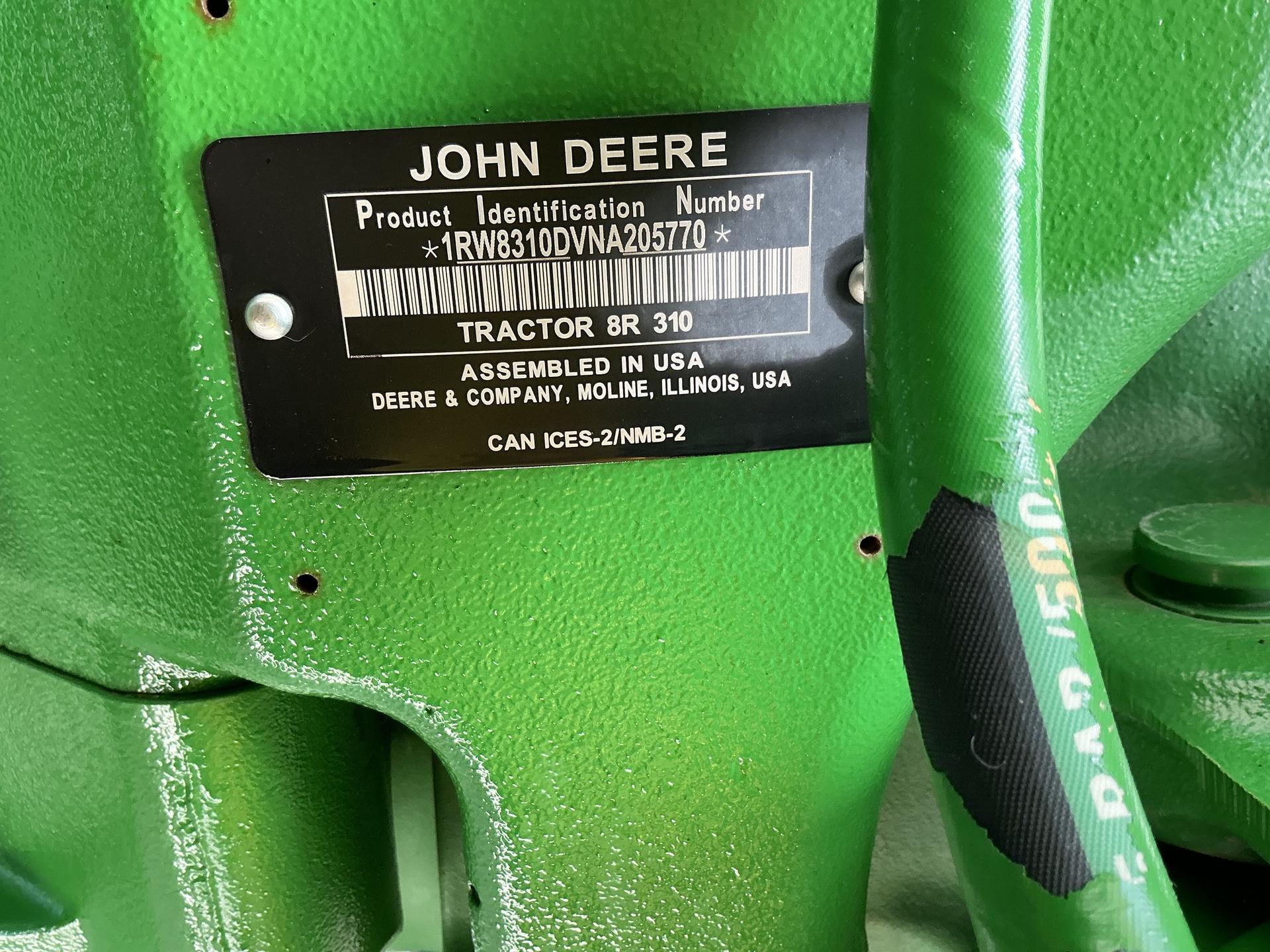 2022 John Deere 8R 310 Image