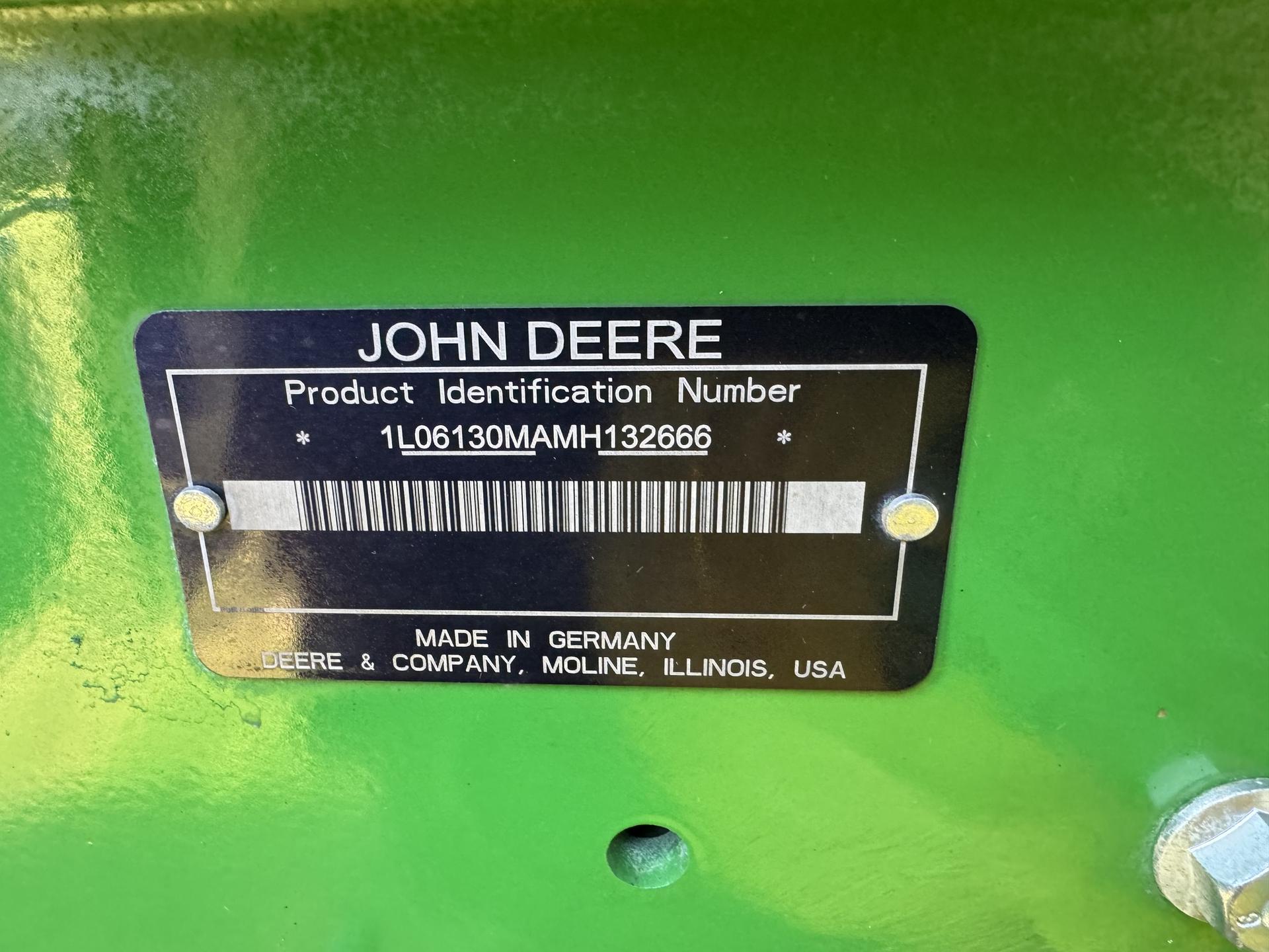 2021 John Deere 6130M