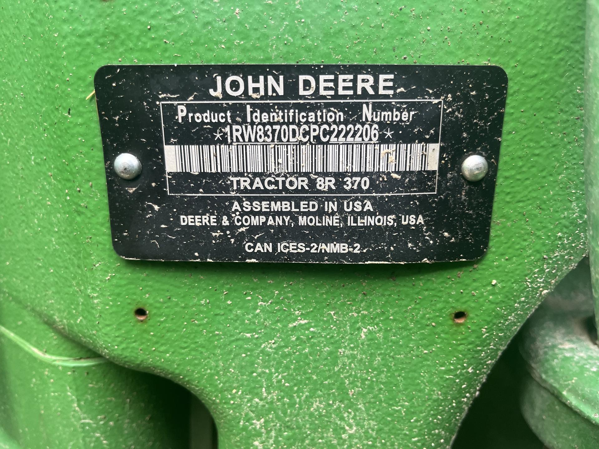 2023 John Deere 8R 370 Image