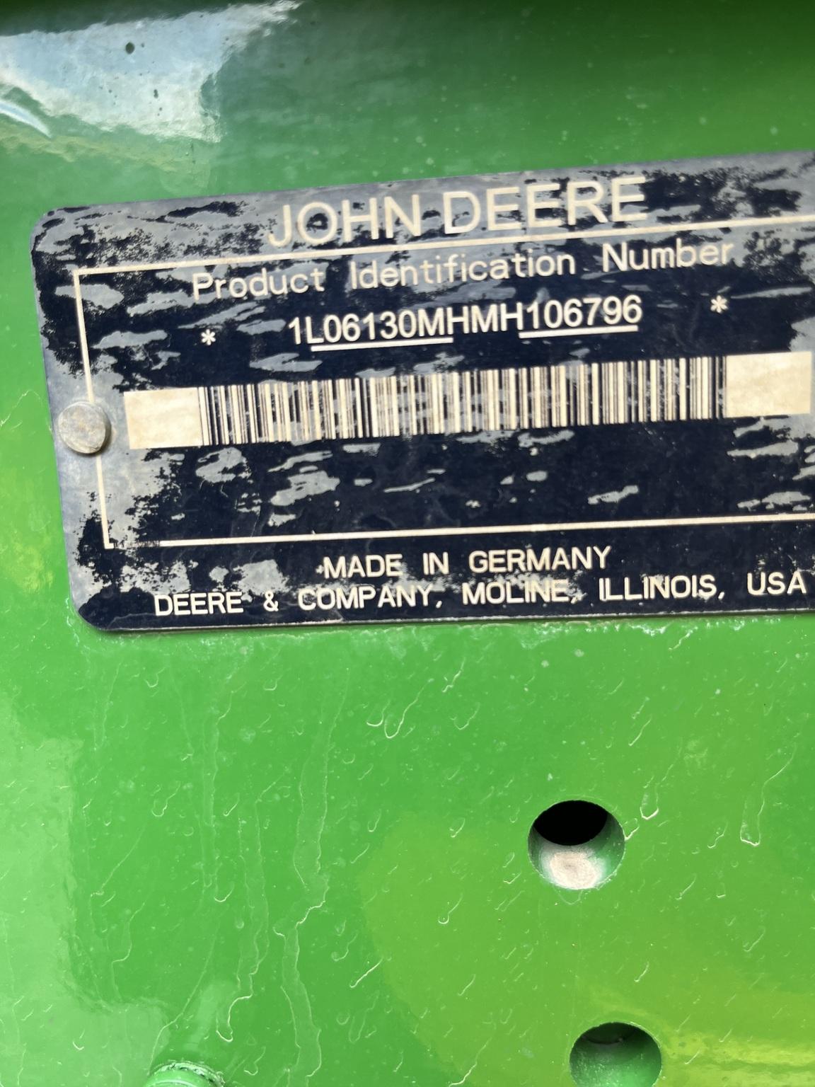 2021 John Deere 6130M