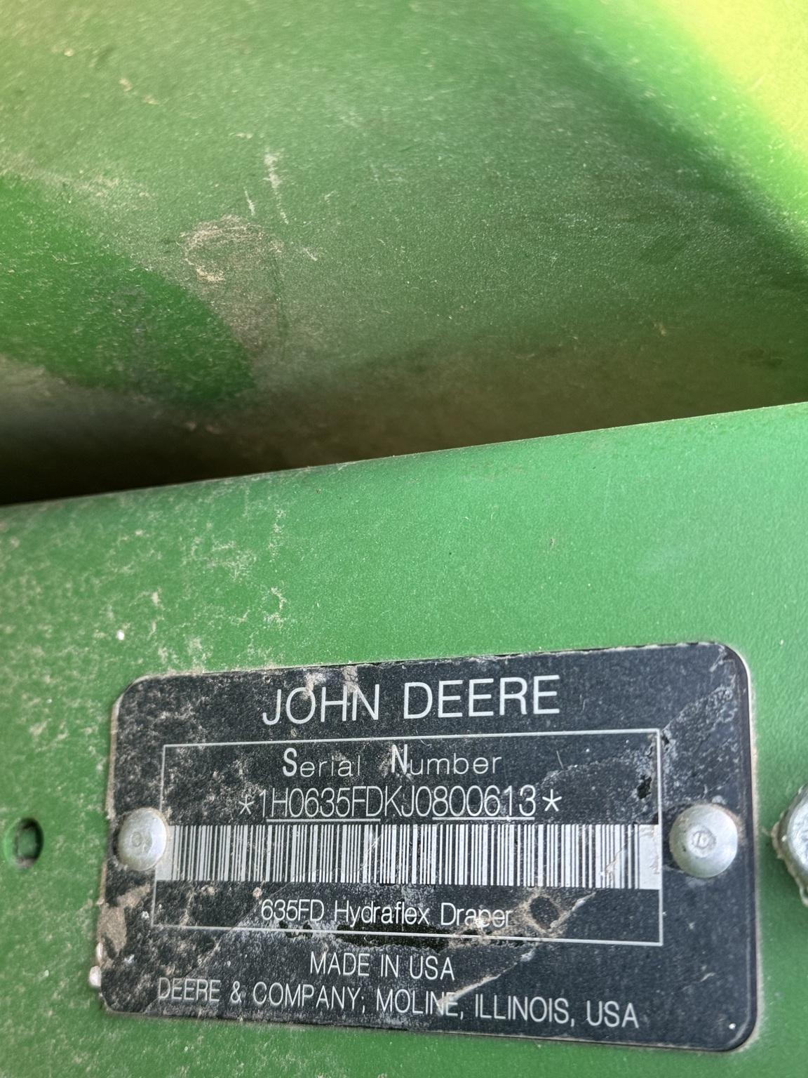 2018 John Deere 635FD