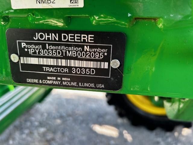 2021 John Deere 3035D