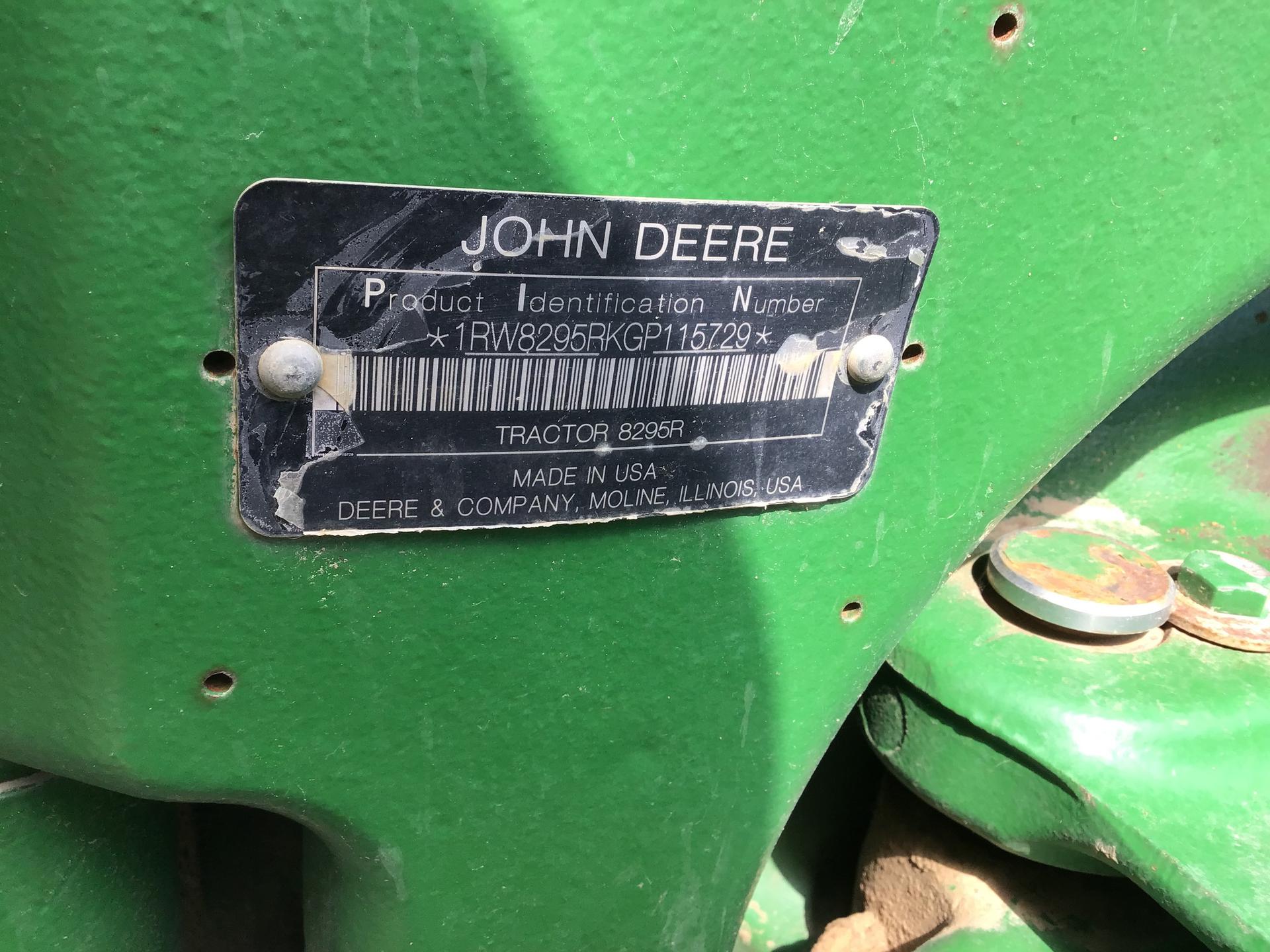 2017 John Deere 8295R Image