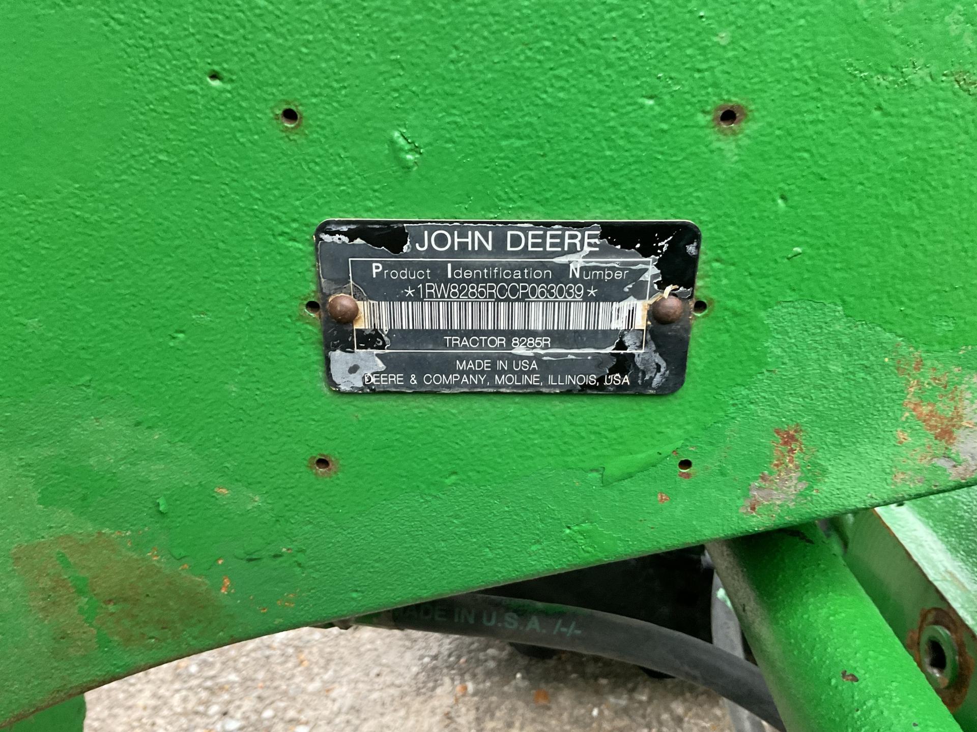 2012 John Deere 8285R Image