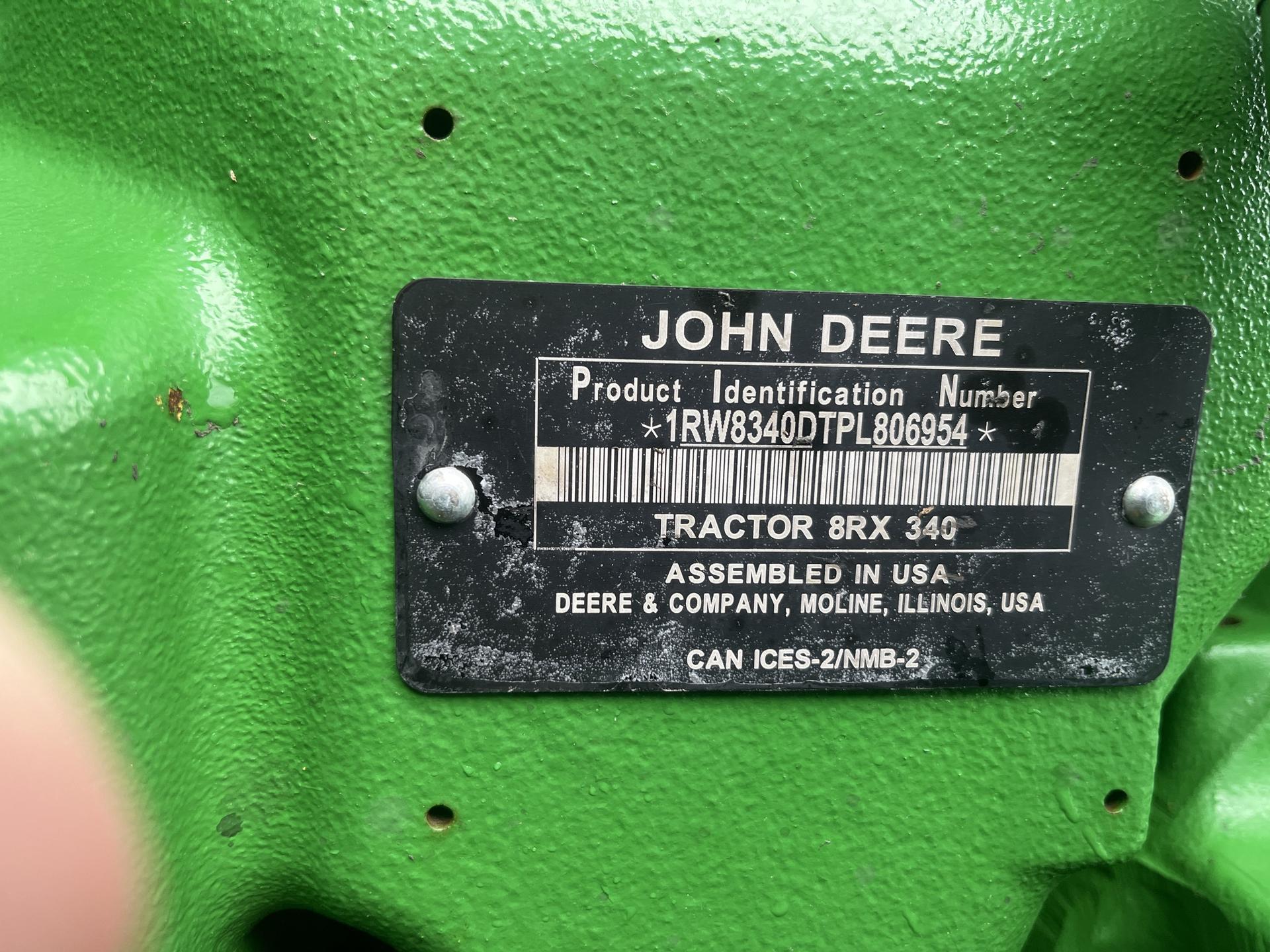 2023 John Deere 8RX 340