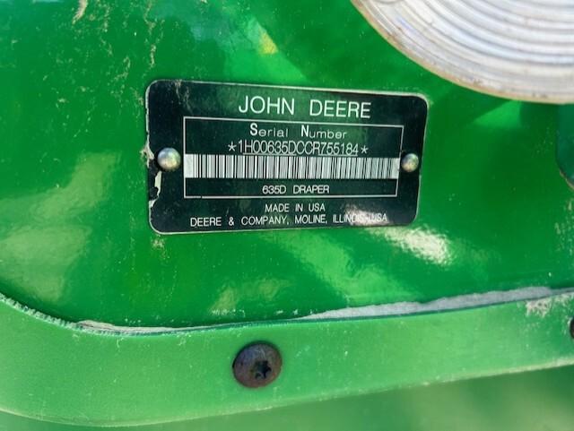 2012 John Deere 635D