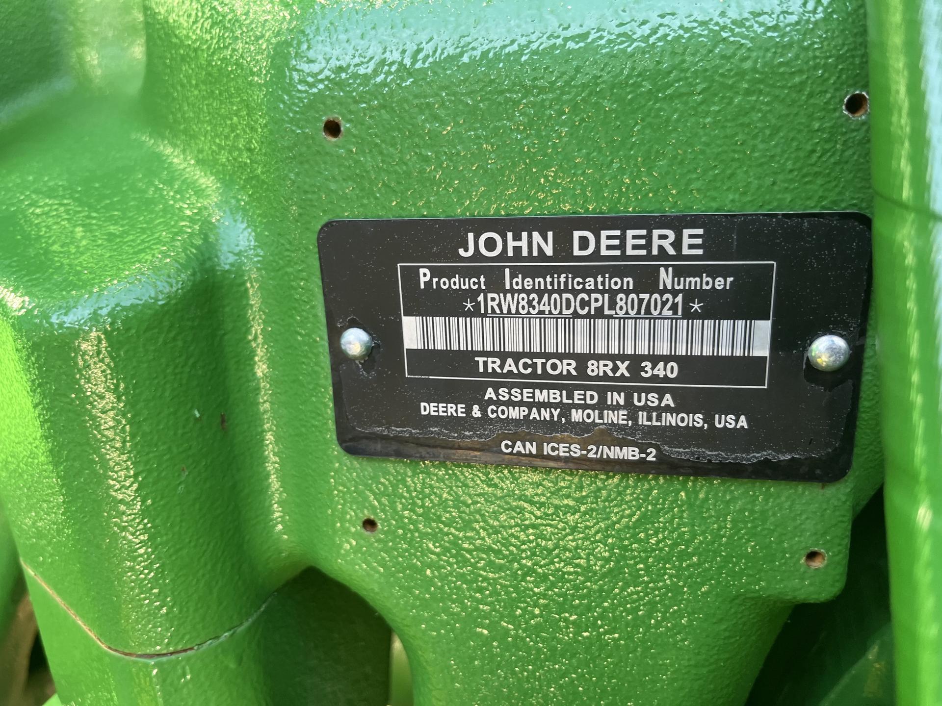 2023 John Deere 8RX 340