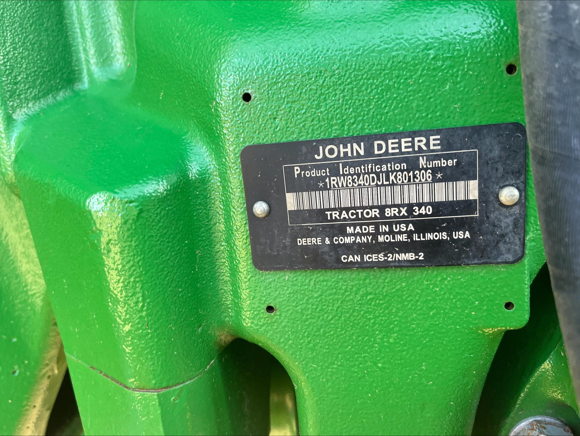 2020 John Deere 8RX 340 Image