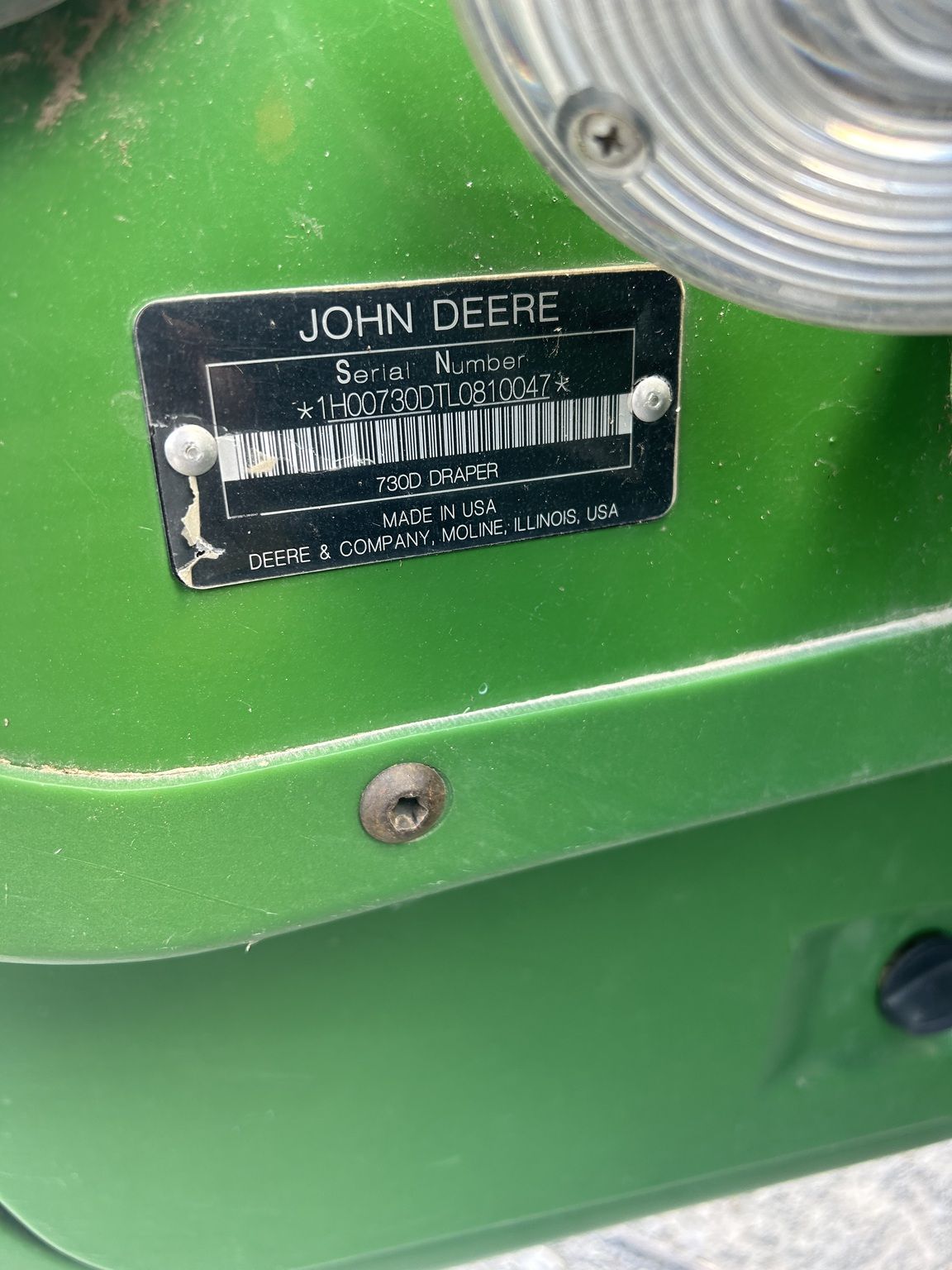 2020 John Deere 730D